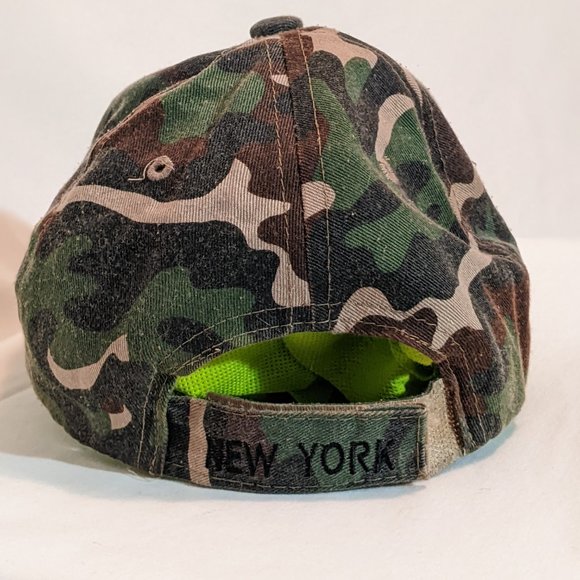 New York Hat - Camo and Blue - 90's Vintage - Picture 3 of 4